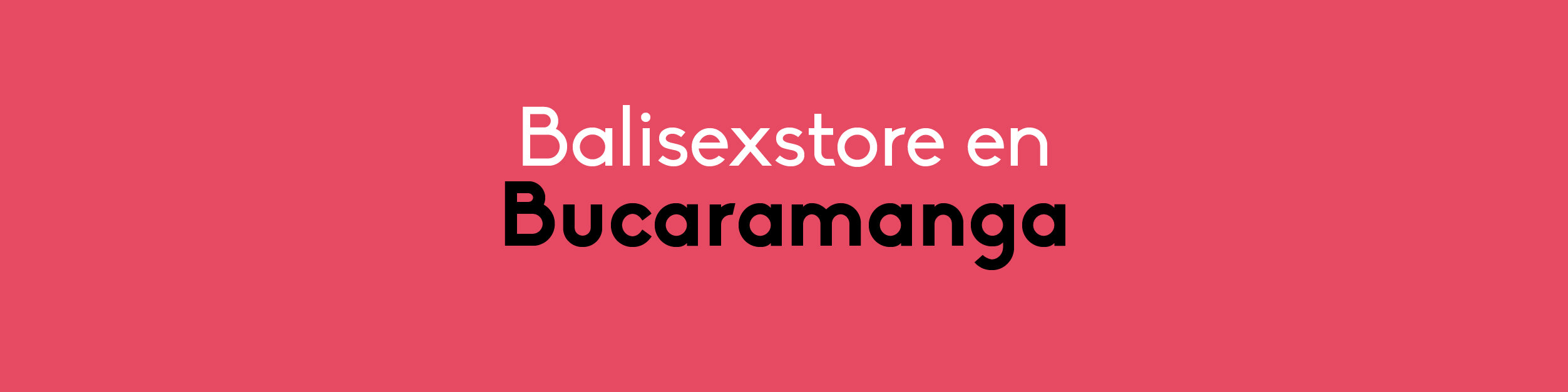 Sex shop en Bucaramanga