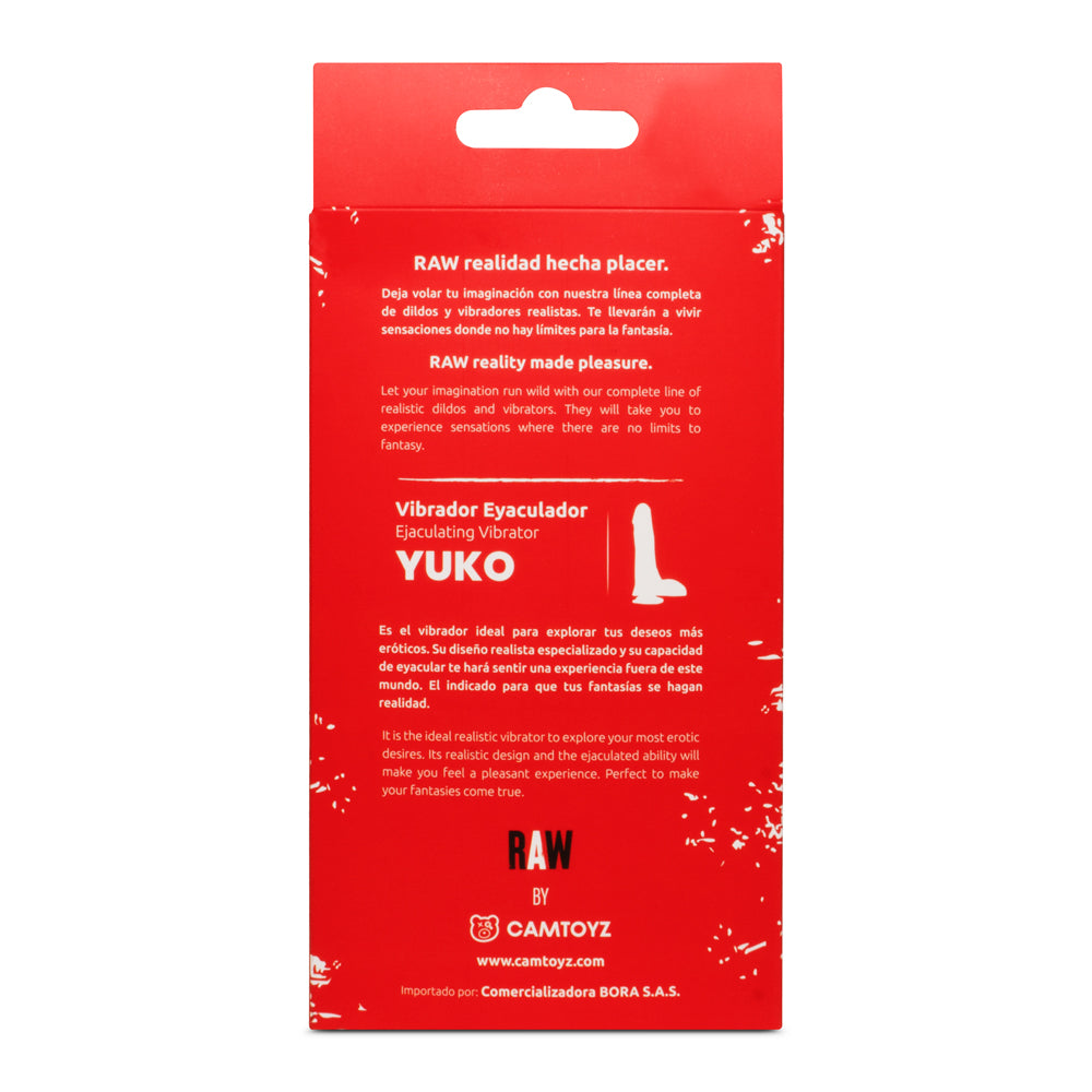 Vibrador Realista Eyaculador Yuko 19.3 cm